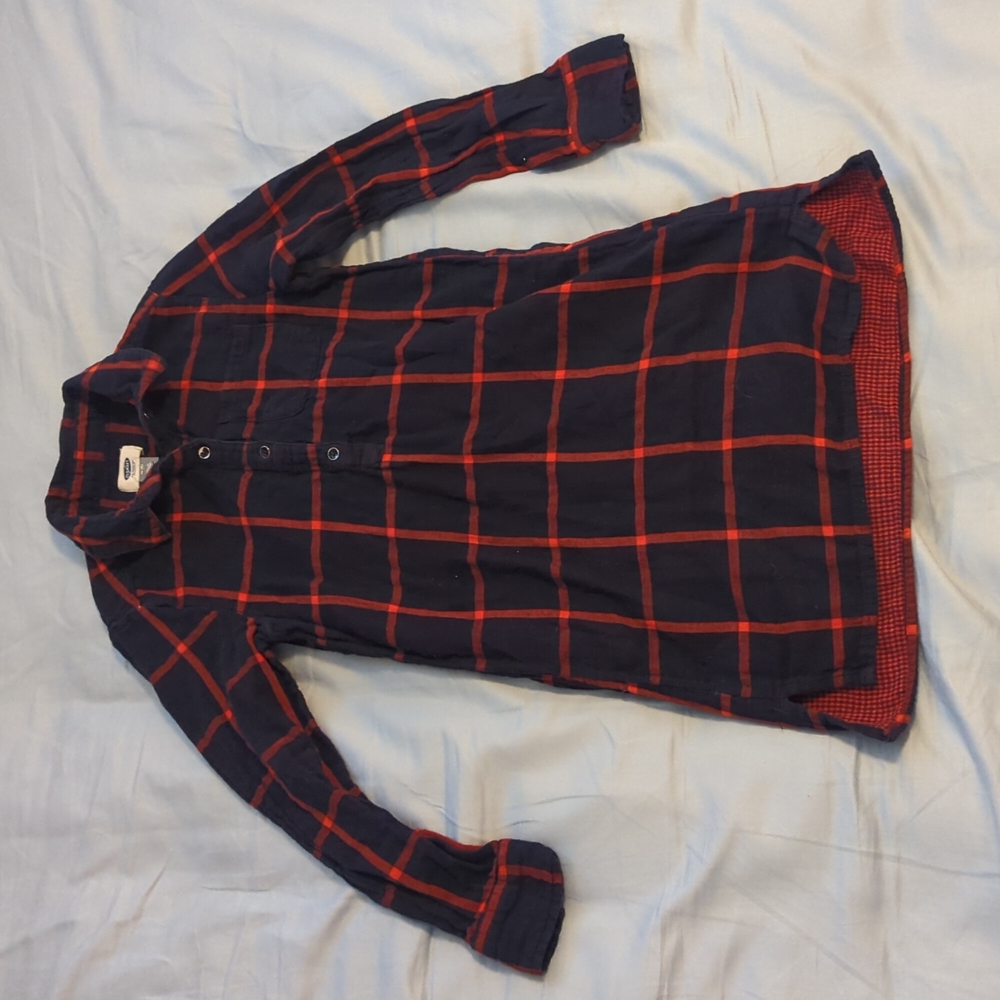Kid's Old Navy flannel dress